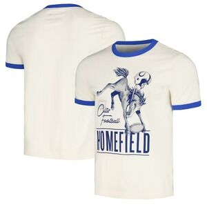 Unisex‎ Indianapolis Colts Homefield Cream Ringer T-Shirt Size XXL NFL Football